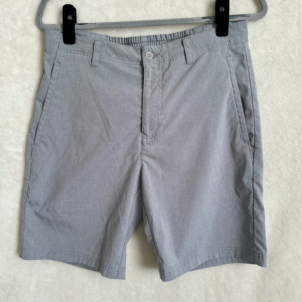Nicklaus Golf Shorts Men's Size 32 Gray Elastic Waist Performance